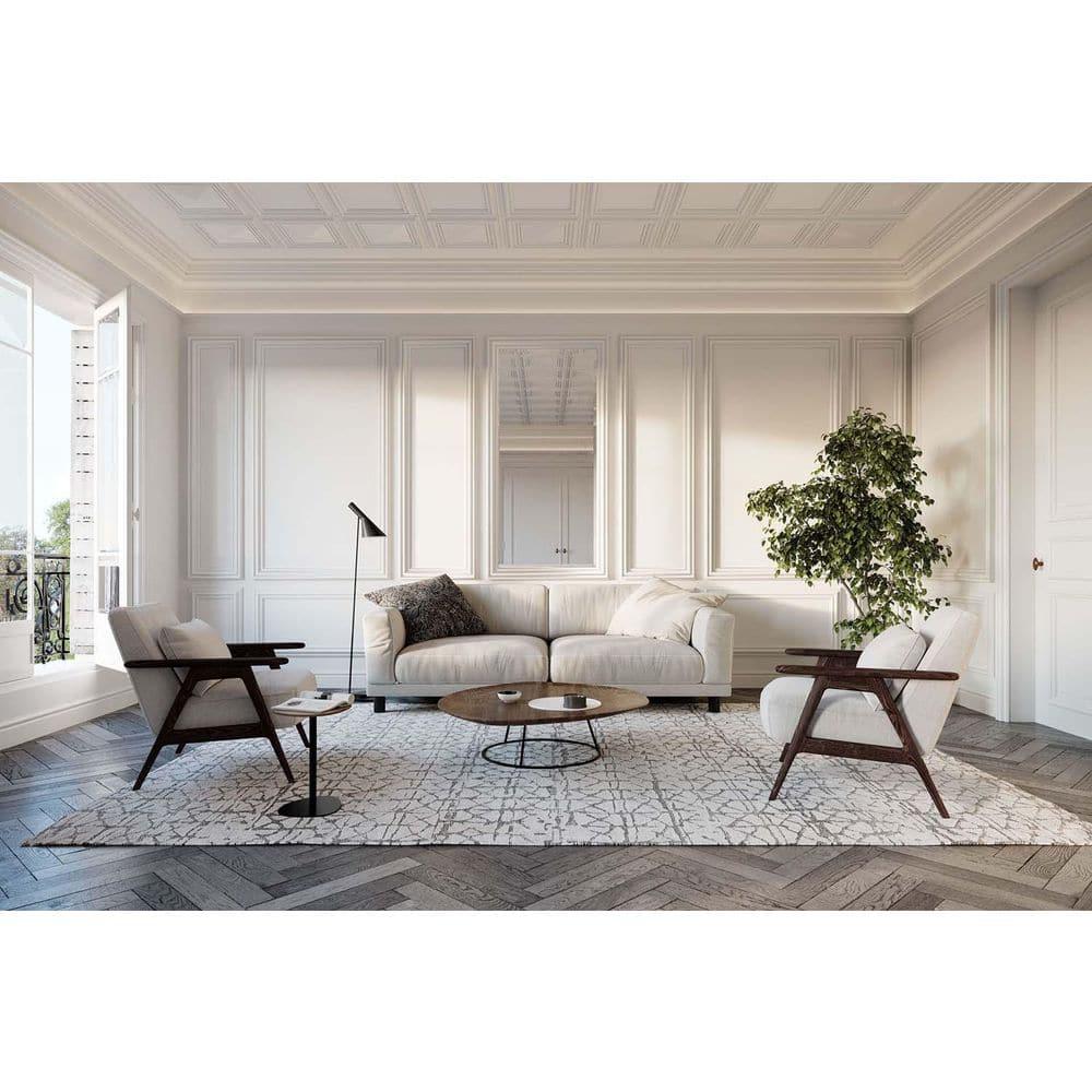 1-5/8 in x 2-1/8 in x 78-3/4 in Primed White Plain Polyurethane Crown Moulding (Set of 2)