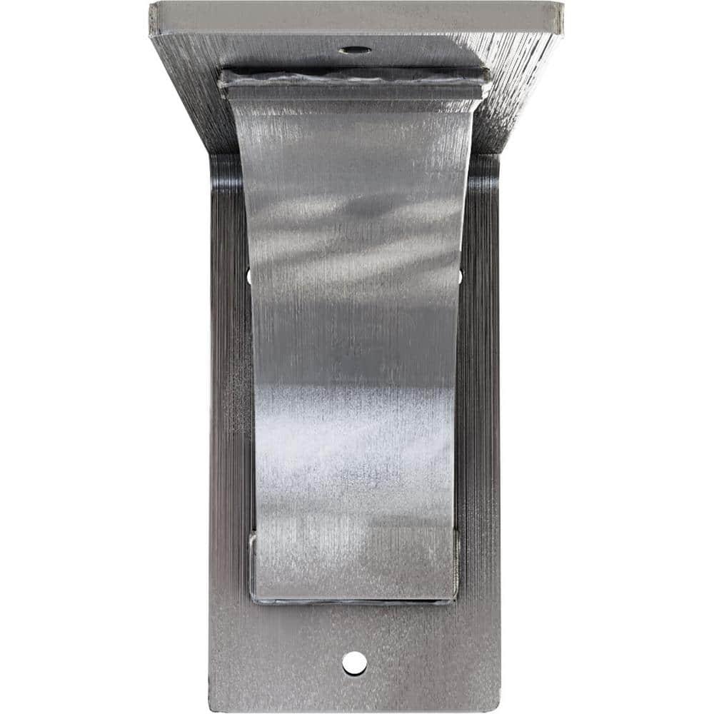 Ekena Millwork 3"W x 6"D x 6"H Morris Steel Bracket, Unfinished