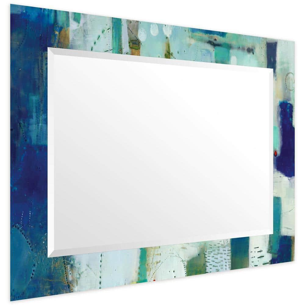 Empire Art 30 in x 40 in Contemporary Wall Mirror