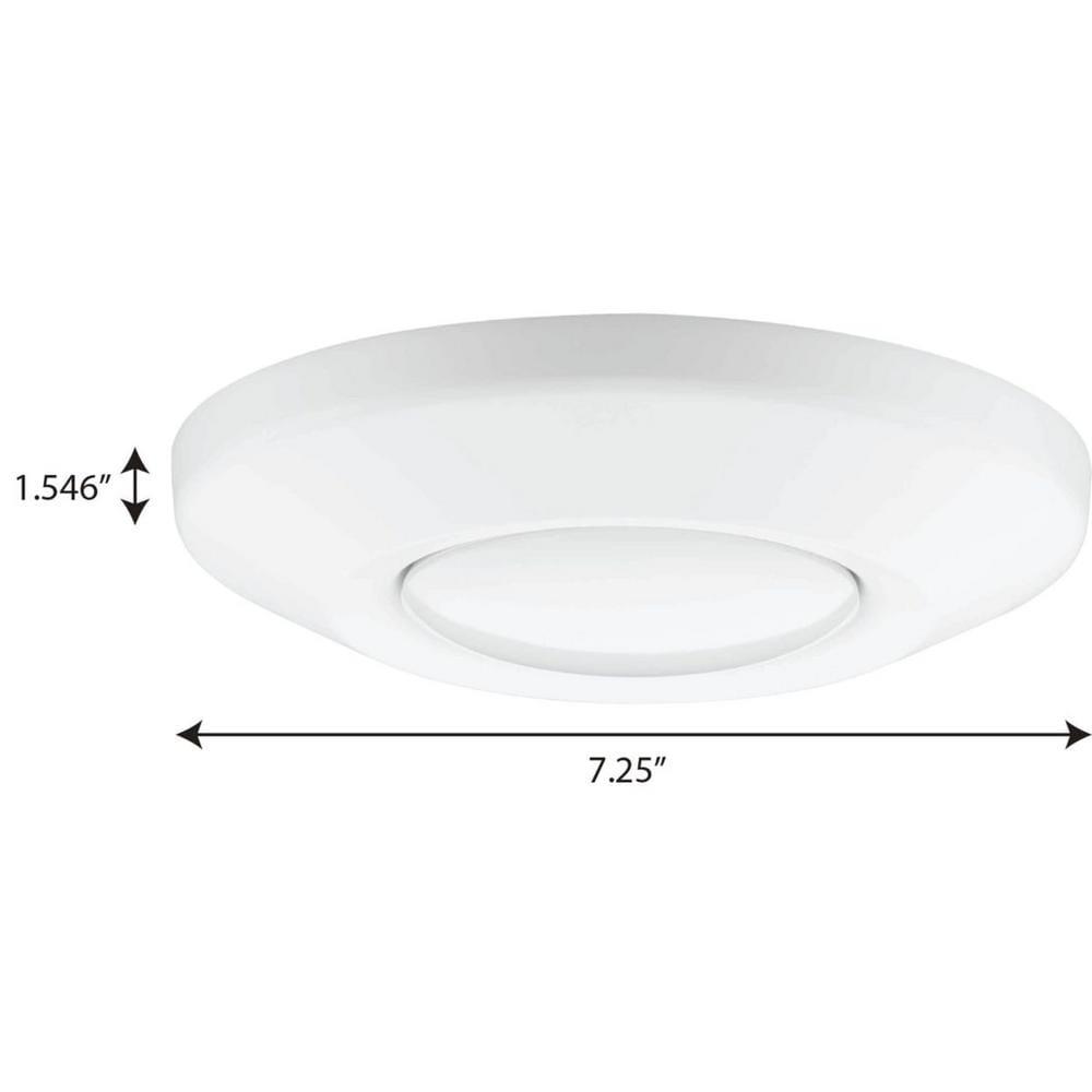 Progress Lighting, Intrinsic Collection, 1-Light Surface Mount, Satin White, Eyeball Downlight