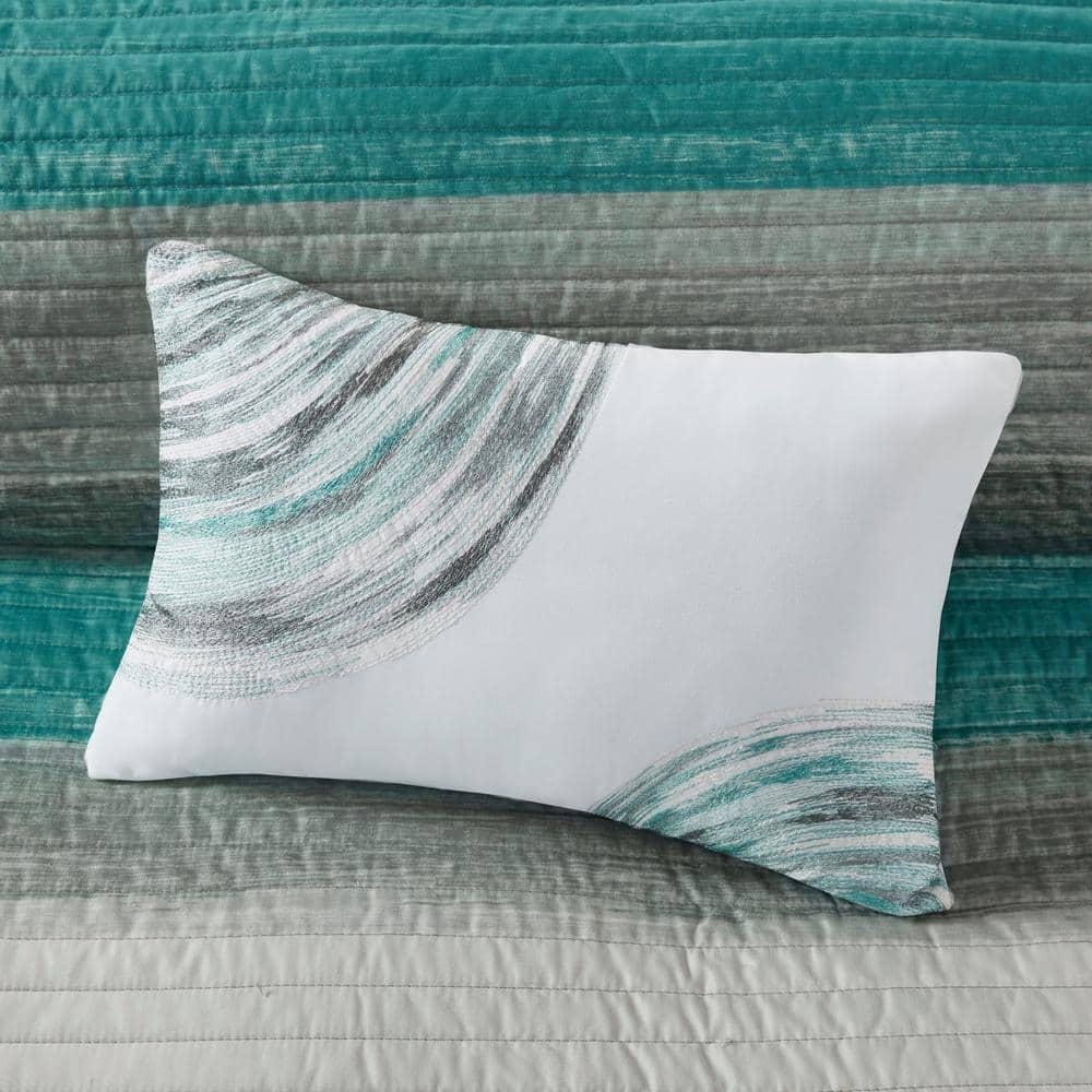 Madison Park Essentials Saben Microfiber Quilt Set with Cotton Bed Sheets