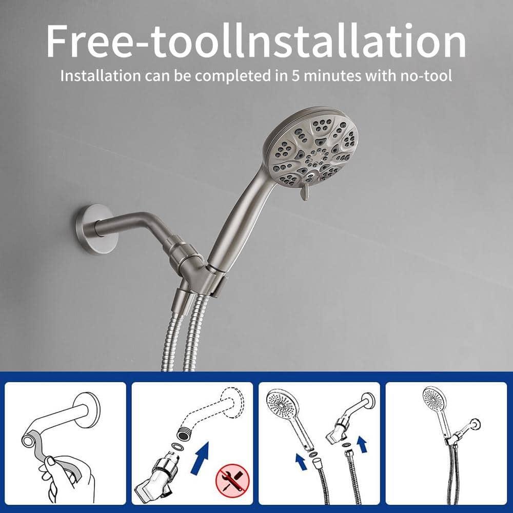 VIBRANTBATH H-7803-N Adjustable Shower Head 1.8 GPM GPM