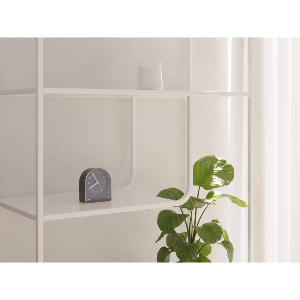 Braun Numerical Quartz Movement / Crystal Tabletop Clock with Alarm