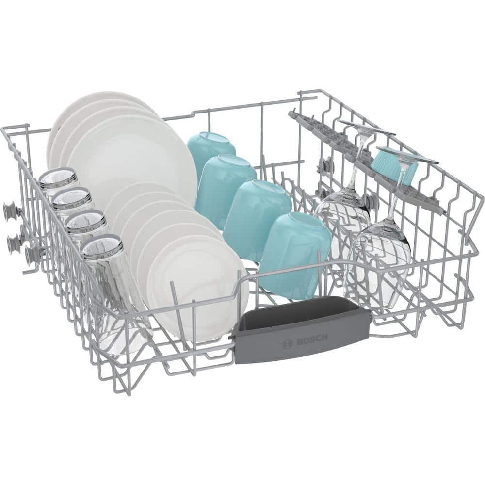 Bosch 800 Series 24" Front Control Built-In Dishwasher with Hybrid Tub SHE3AEM5N
