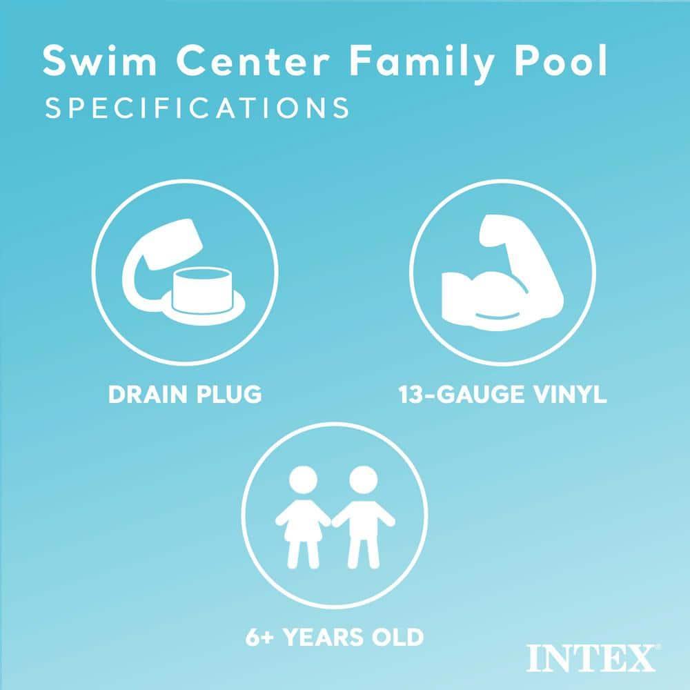 Intex Intex Inflatable Swim Center Family Pool for 2-3 Kids