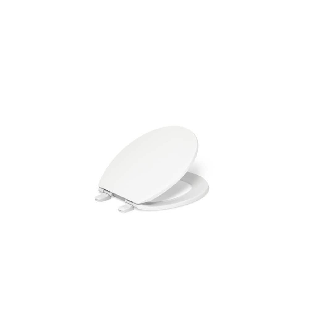 Kohler Brevia Quiet-Close Toilet Seat with Grip-Tight Bumpers and Quick-Attach Hardware