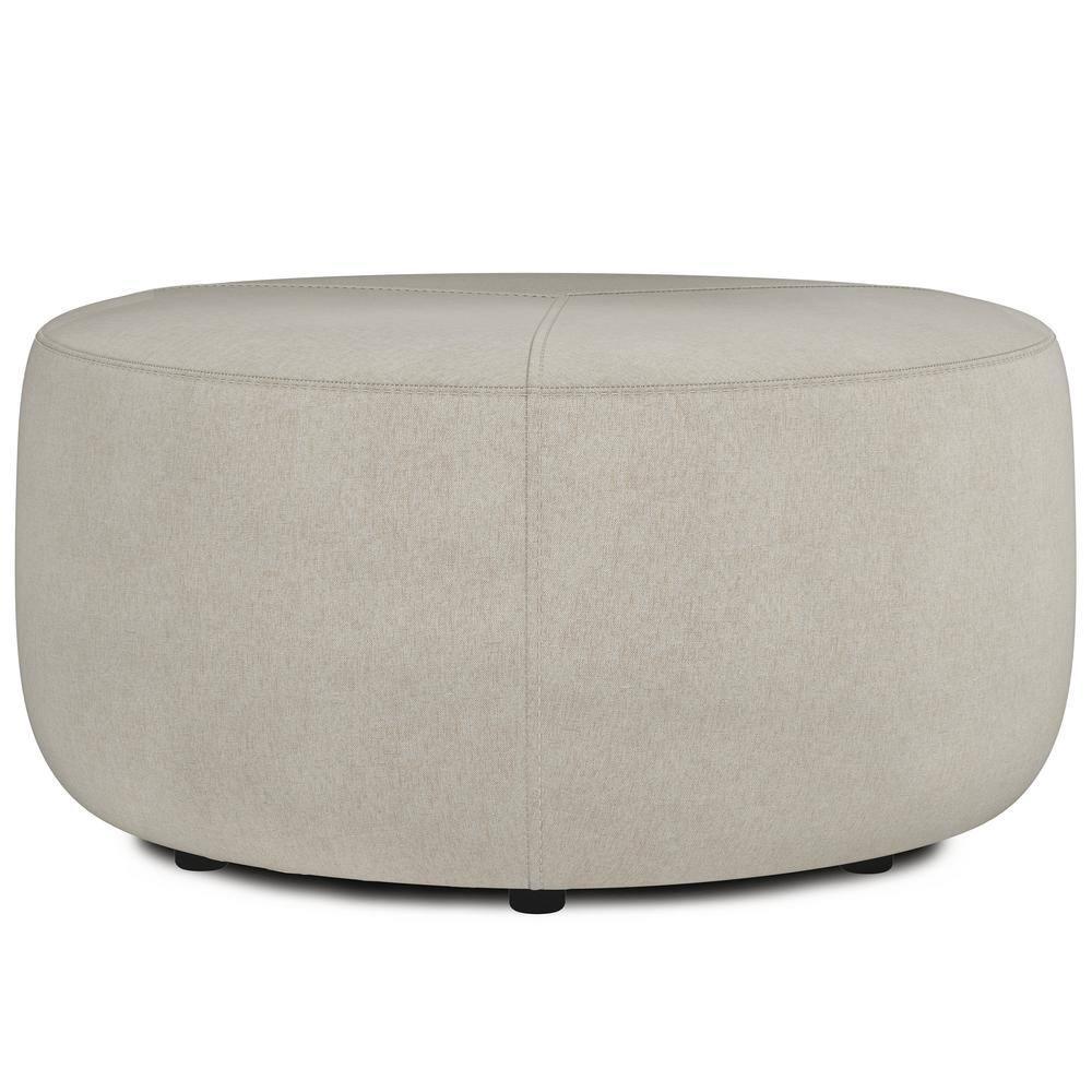 Simpli Home Moore Upholstered Ottoman