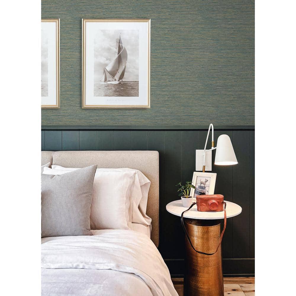 Dimensional Grasscloth Peel and Stick Wallpaper