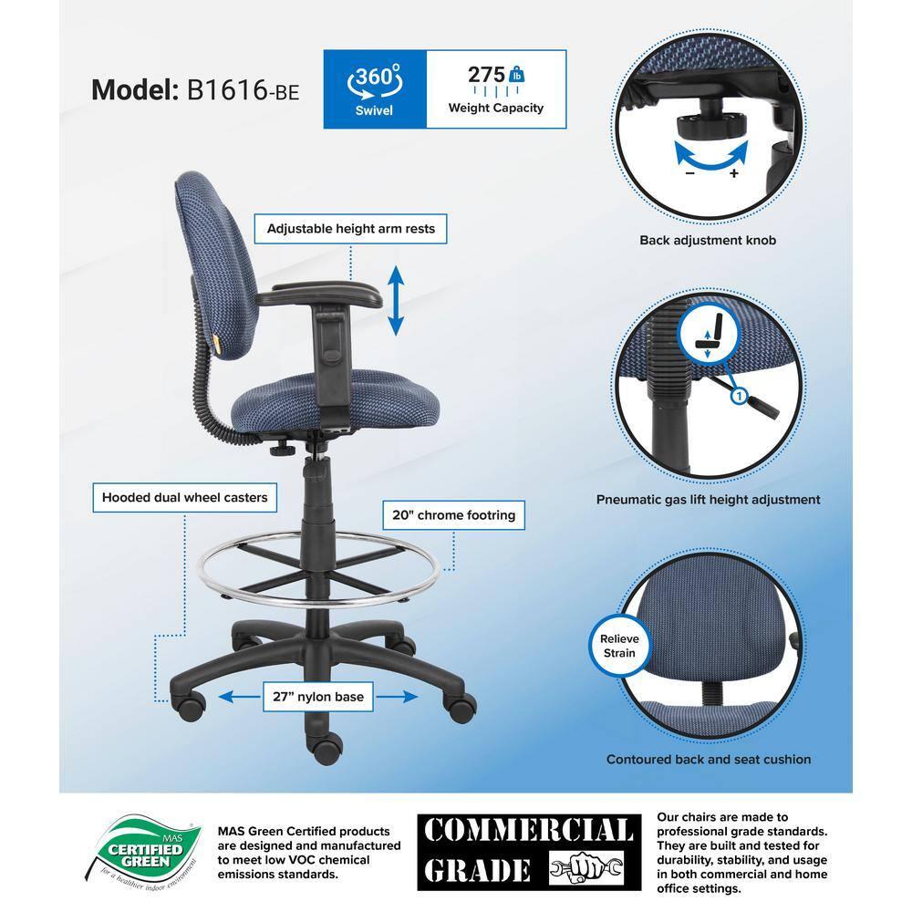 Polyester / Polyester Blend Drafting Chair