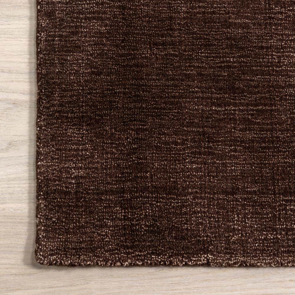 Nuloom Arrel Speckled Wool-Blend Area Rug, 4' x 6', Truffle Brown
