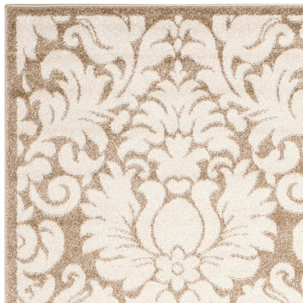 SAFAVIEH Amherst Rosabel Geometric Area Rug, Wheat/Beige, 6' x 9'