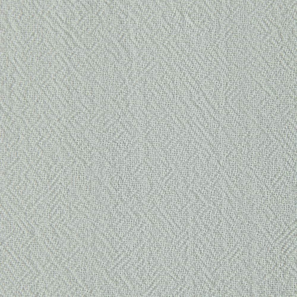 2pc 52"x36" Archaeo Washed Cotton Twist Tab Cafe Curtain Tier Pair Seafoam Green: Kitchen Curtains, 36 Inch Length