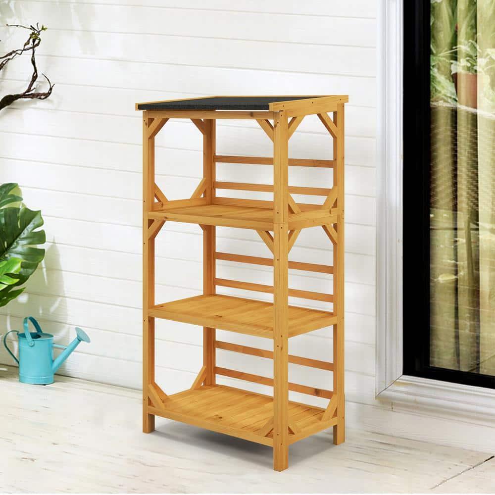 Red Barrel Studio® Wood Plant Stand