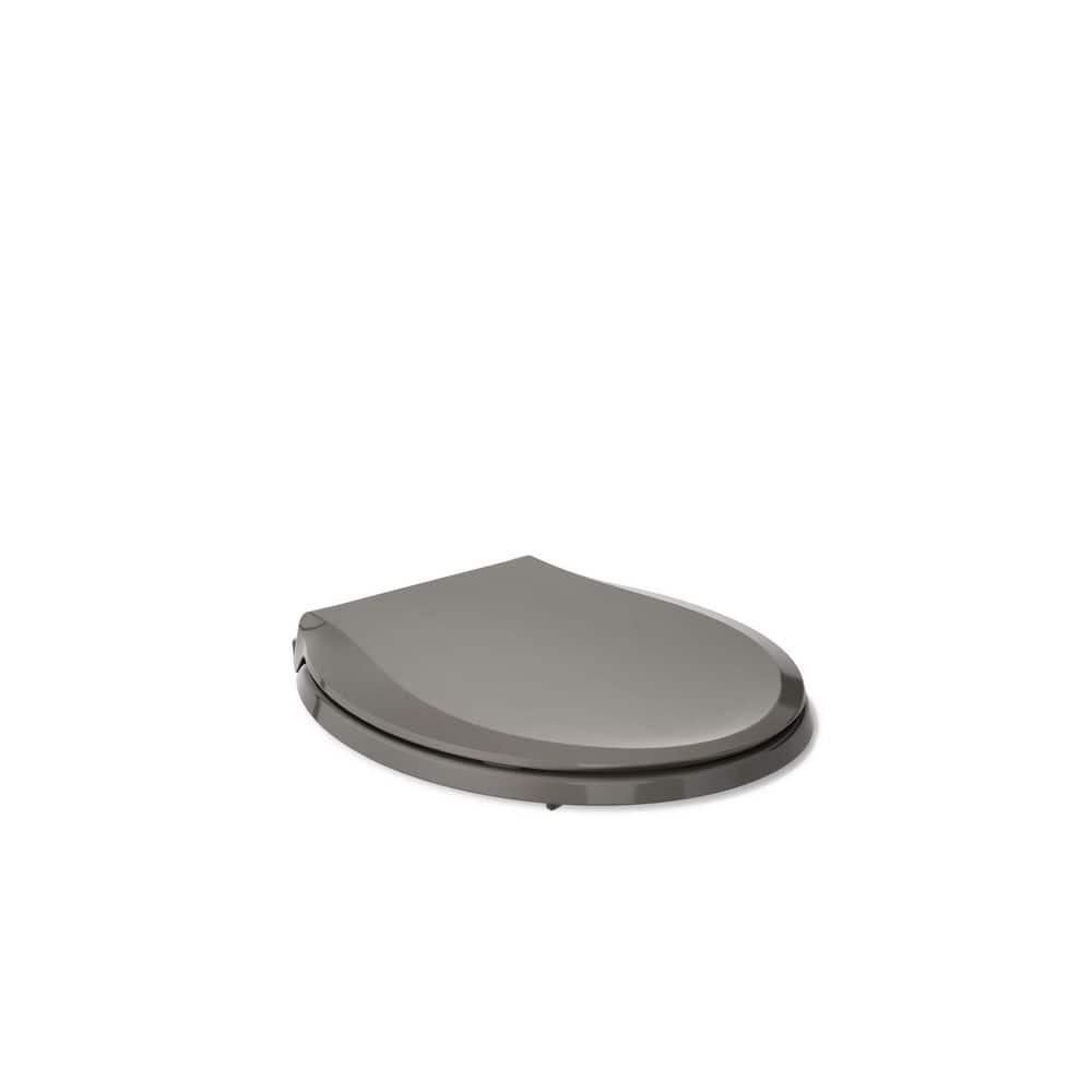 Cachet Round-Front Toilet Seat with Quiet-Close Lid and Seat and Grip-Tight Bumpers