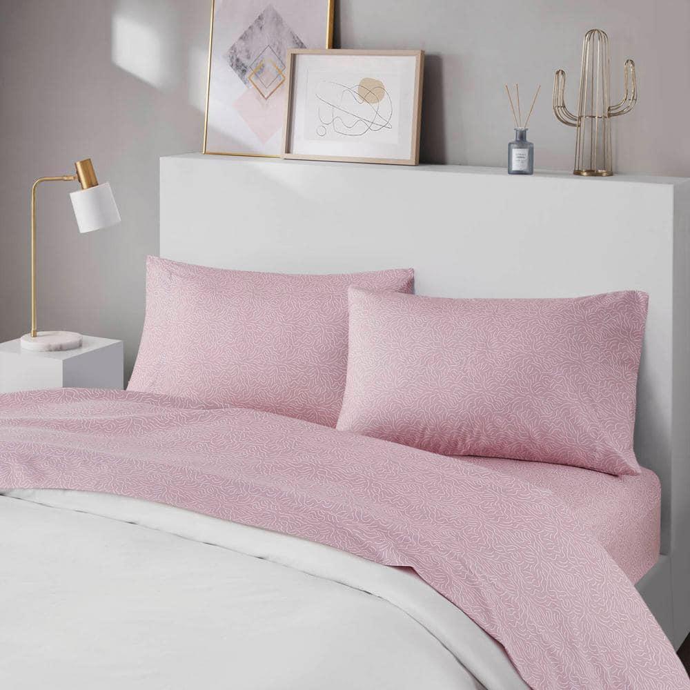 Madison Park Essentials 100% Cotton 200TC Printed Sheet Set