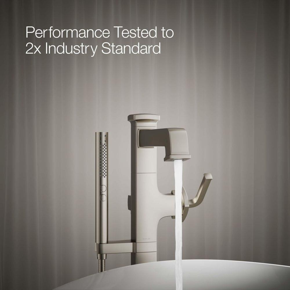 Riff Floor-Mount Bath Filler Trim