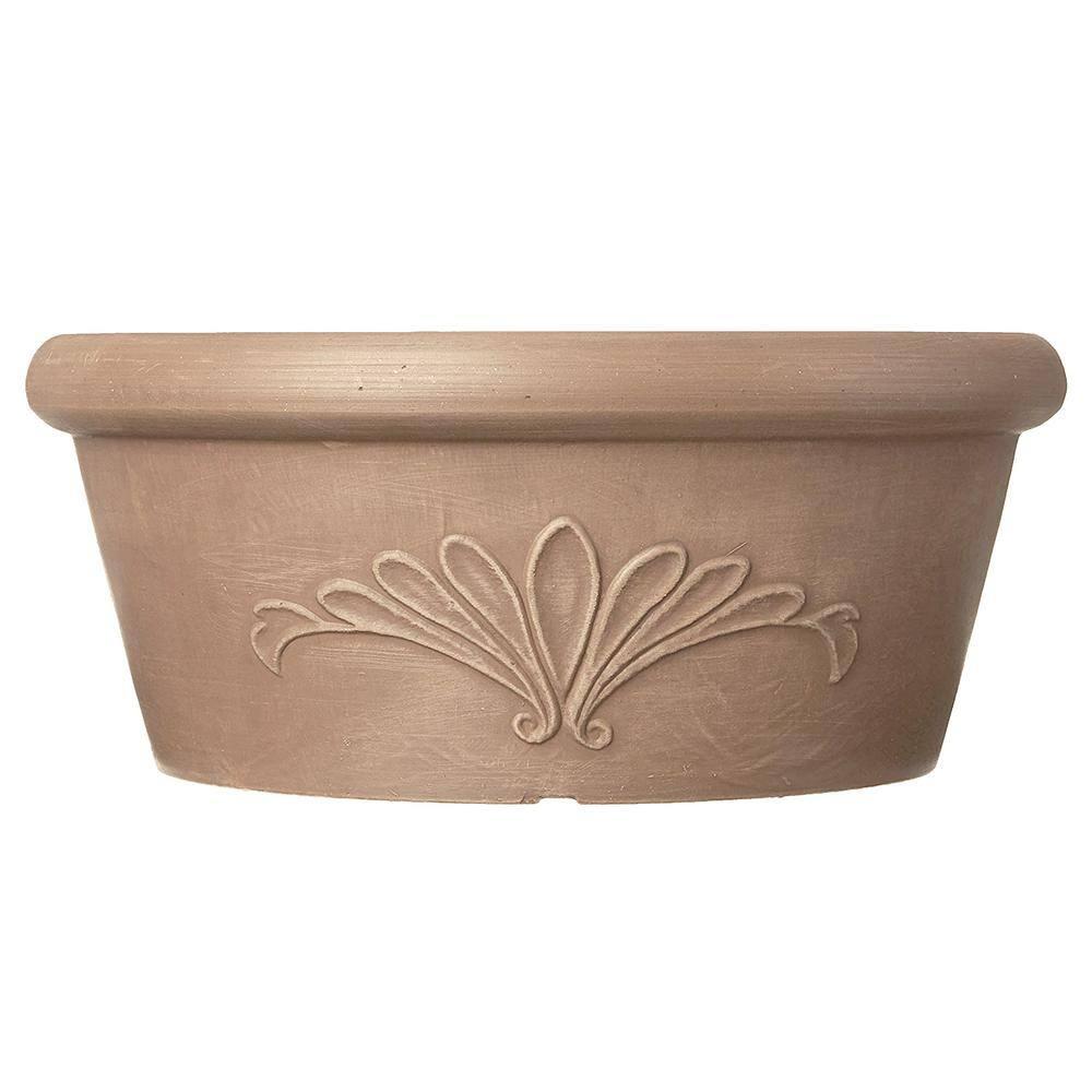 Arcadia Garden Products 10x3.5" PSW Bulb Pan, Taupe