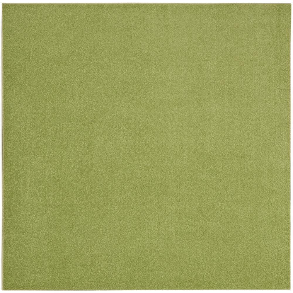Nourison Nourison Essentials NRE01 Indoor/outdoor Area Rug - Green 5' x square