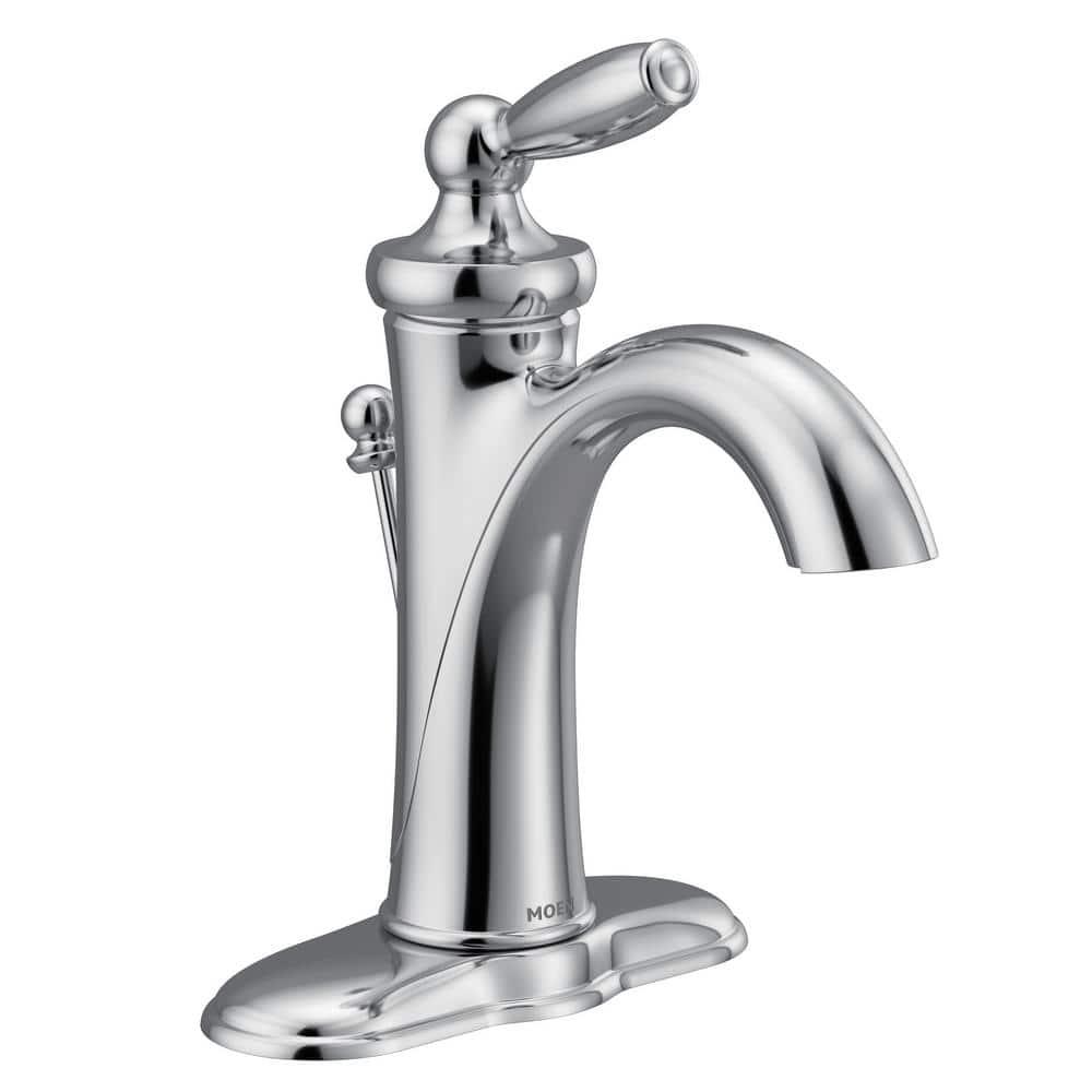 Brantford Single Hole Bathroom Faucet with Drain Assembly
