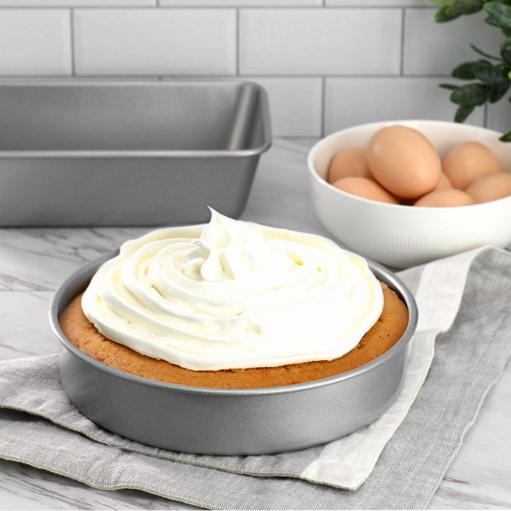Martha Stewart Everyday 8 Inch Round Nonstick Carbon Steel Baking Pan
