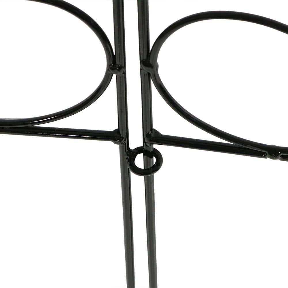 SunnyDaze Decor Traditional 24" x 24" Steel Decorative Garden Fence Panels (Set of 5)