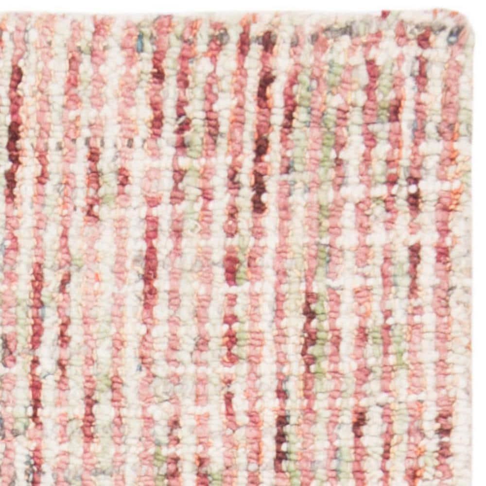 Abstract ABT468 Handmade Indoor Runner - Beige/Rust - 2'-3"x8' - Safavieh