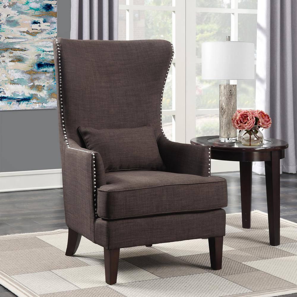 Picket House Furnishings Kegan Accent Chair in Chocolate
