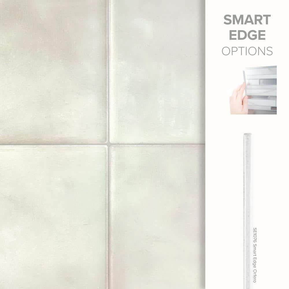 Peel and Stick Gel Backsplash Tile Zellige 9'' x 9'' (Set of 4)
