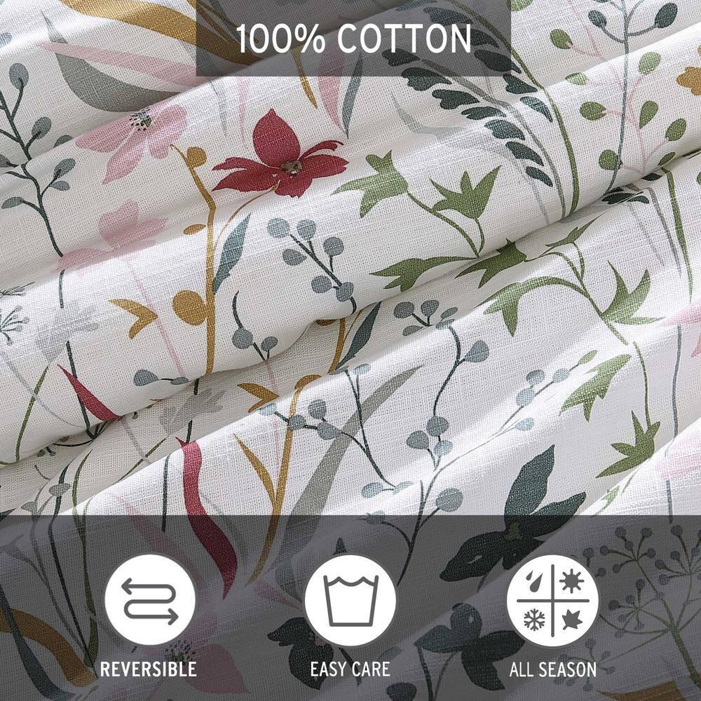 Eddie Bauer Varigated Eddie Bauer Woodland Forest Cotton Reversible Pink Comforter Set