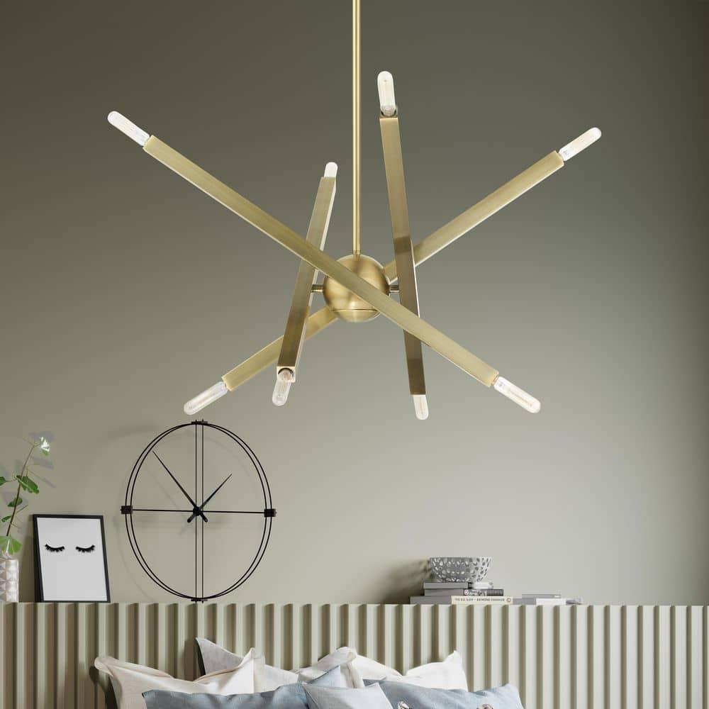 Mercury Row® Lydia 8 - Light Dimmable Modern Linear Chandelier