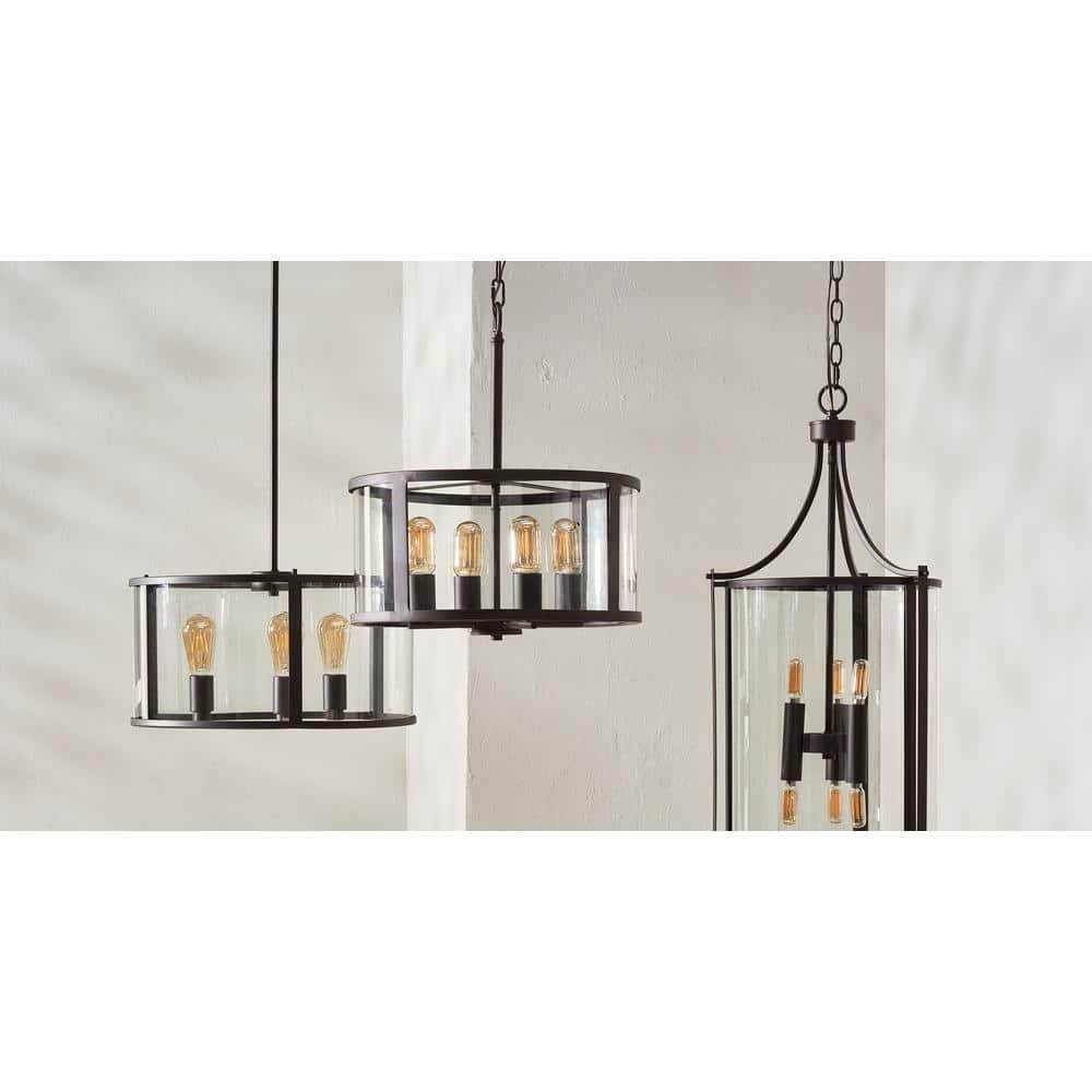 Relom 4 Light 16" Pendant - PND4121 - Bronze - Safavieh
