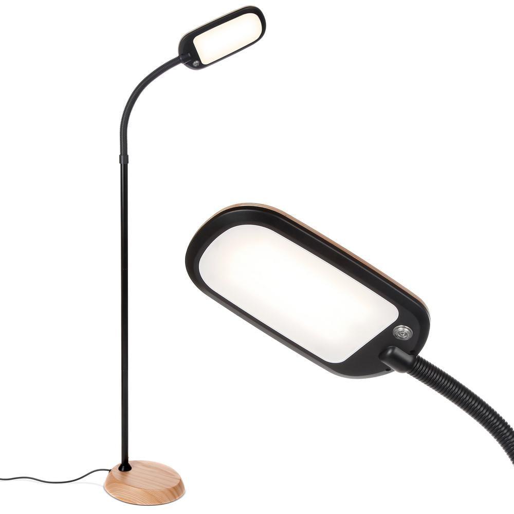 Brightech Litespan Slim 55 in. Industrial Dimmable LED Directional Task Floor Lamp