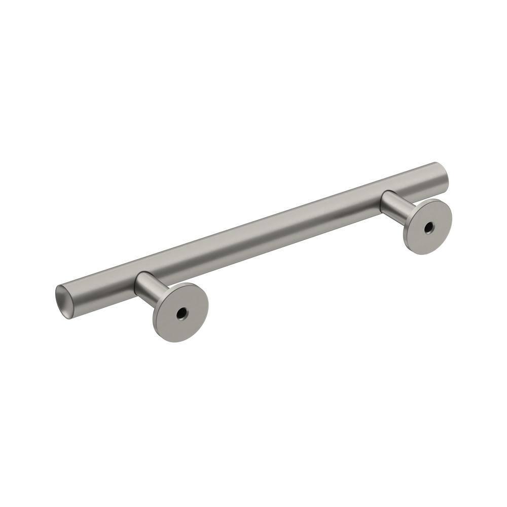 Amerock Radius 3-3/4 inch (96mm) Center-to-Center Satin Nickel Cabinet Pull