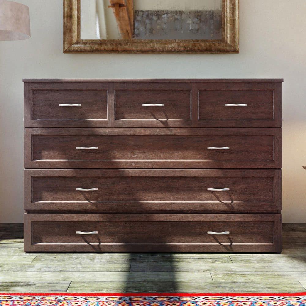 Queen Deerfield Murphy Bed Chest with Charging Station - AFI Atlantic Furniture