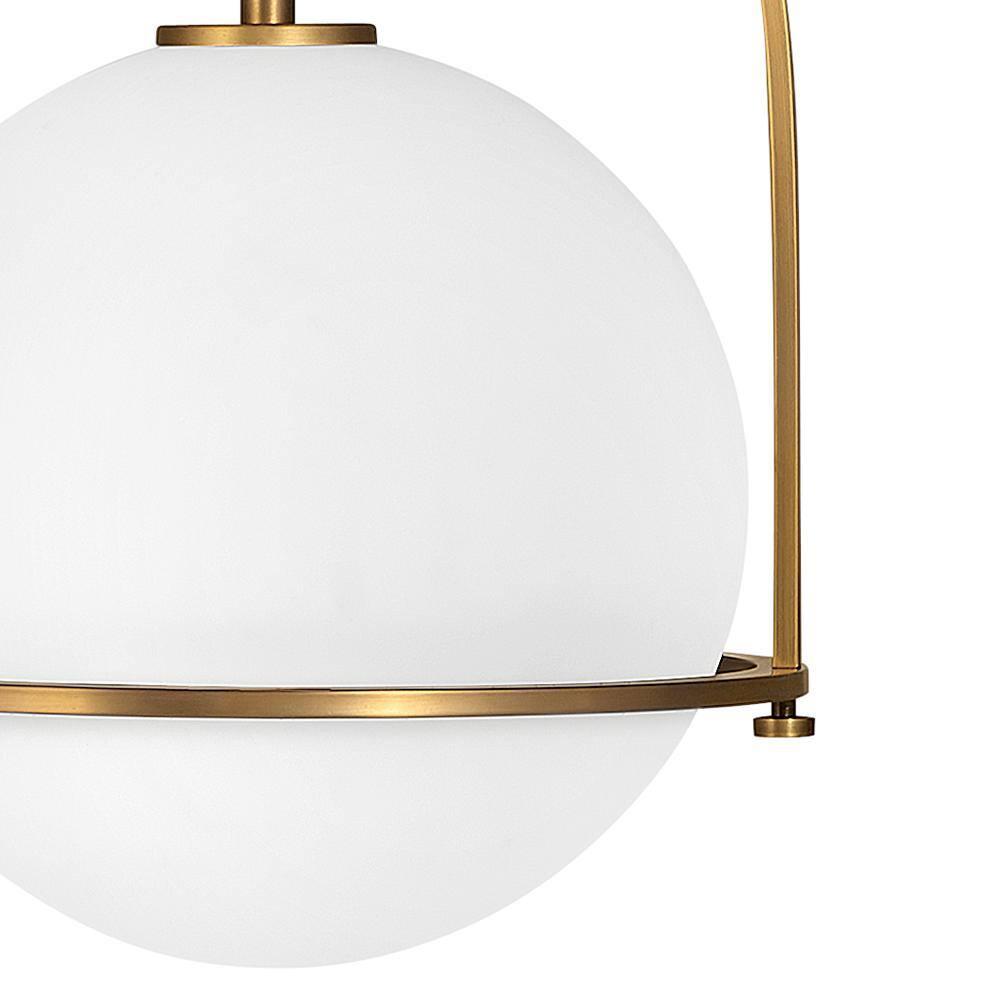 Arie Single Light Glass Dimmable Pendant
