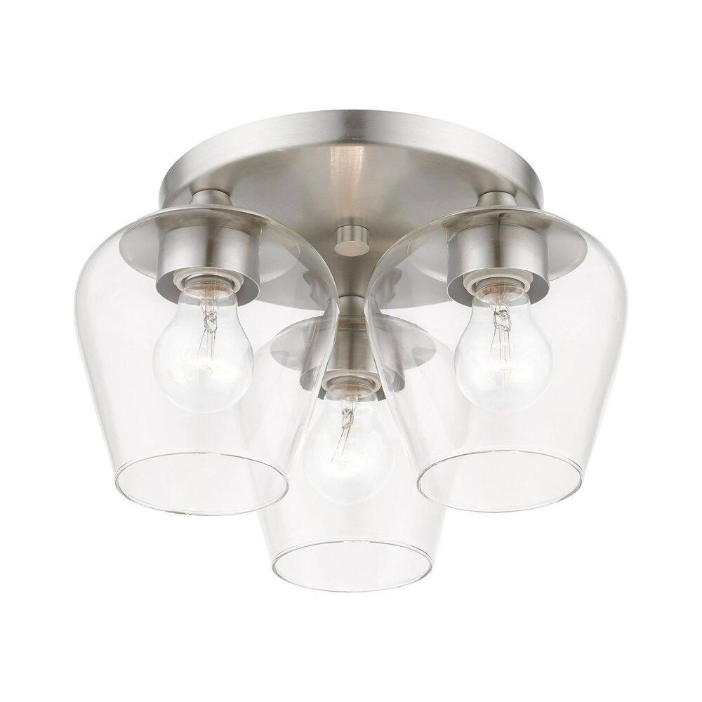 Willa Arlo™ Interiors Chrisha Orizaba 3-Light 13" Flush Mount