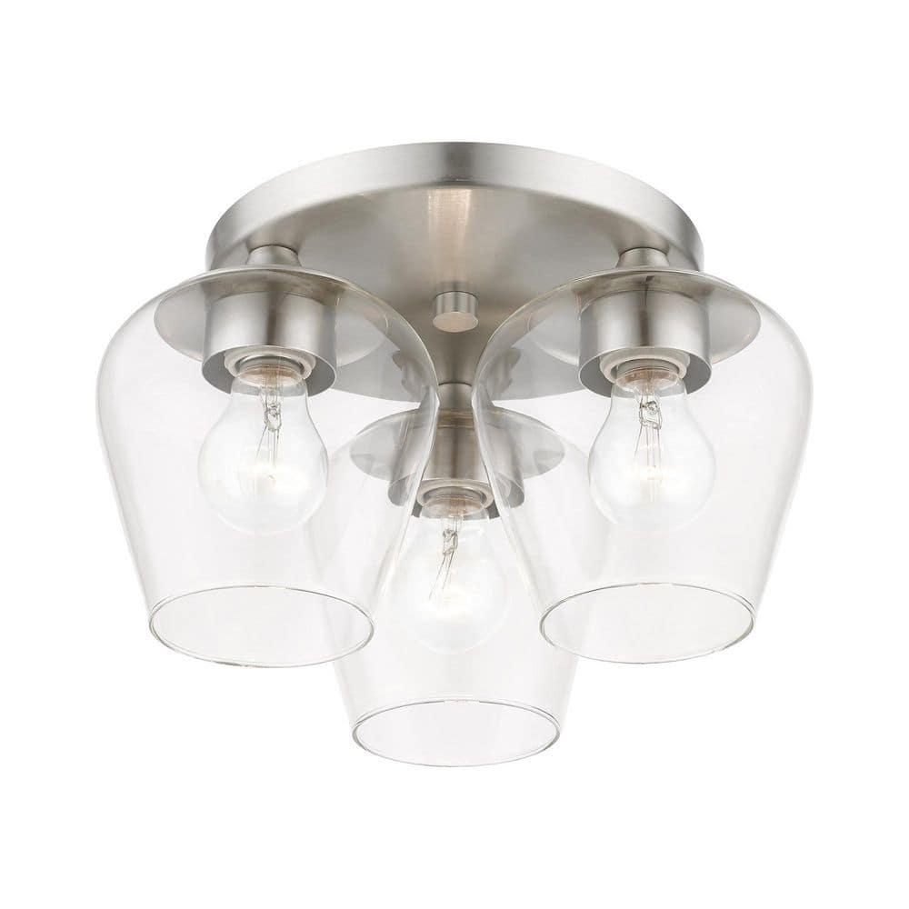 Willa Arlo™ Interiors Chrisha Orizaba 3-Light 13" Flush Mount