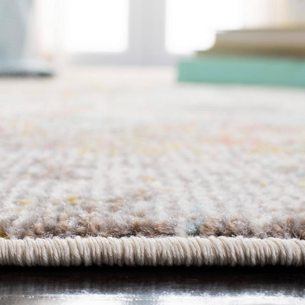 Madison MAD453 Power Loomed Indoor Area Rug - Grey/Gold - 9'x12' - Safavieh