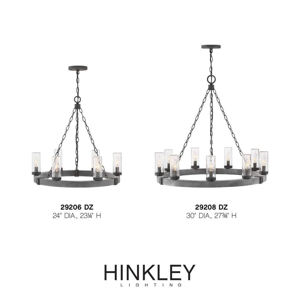 Sawyer 6 - Bulb 23.25" H Outdoor Chandelier