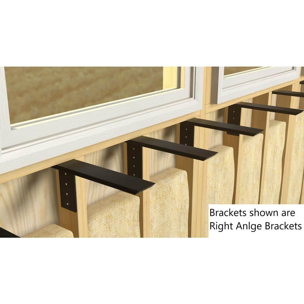 The Original Granite Bracket The Original™ Side Wall Hidden Countertop Support Standard Bracket - (Right, Steel)