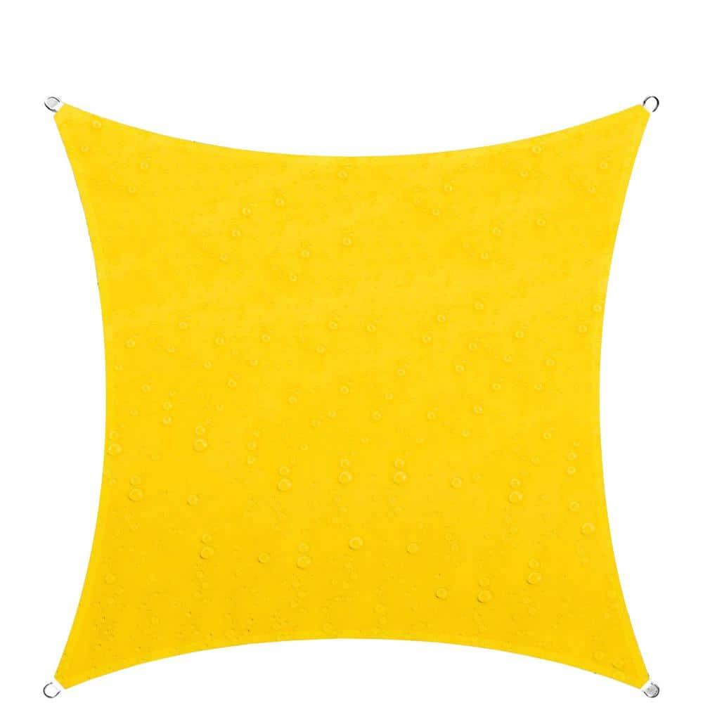 Colourtree Square Waterproof Sun Shade Sail With Installation Winch Kit | Wayfair