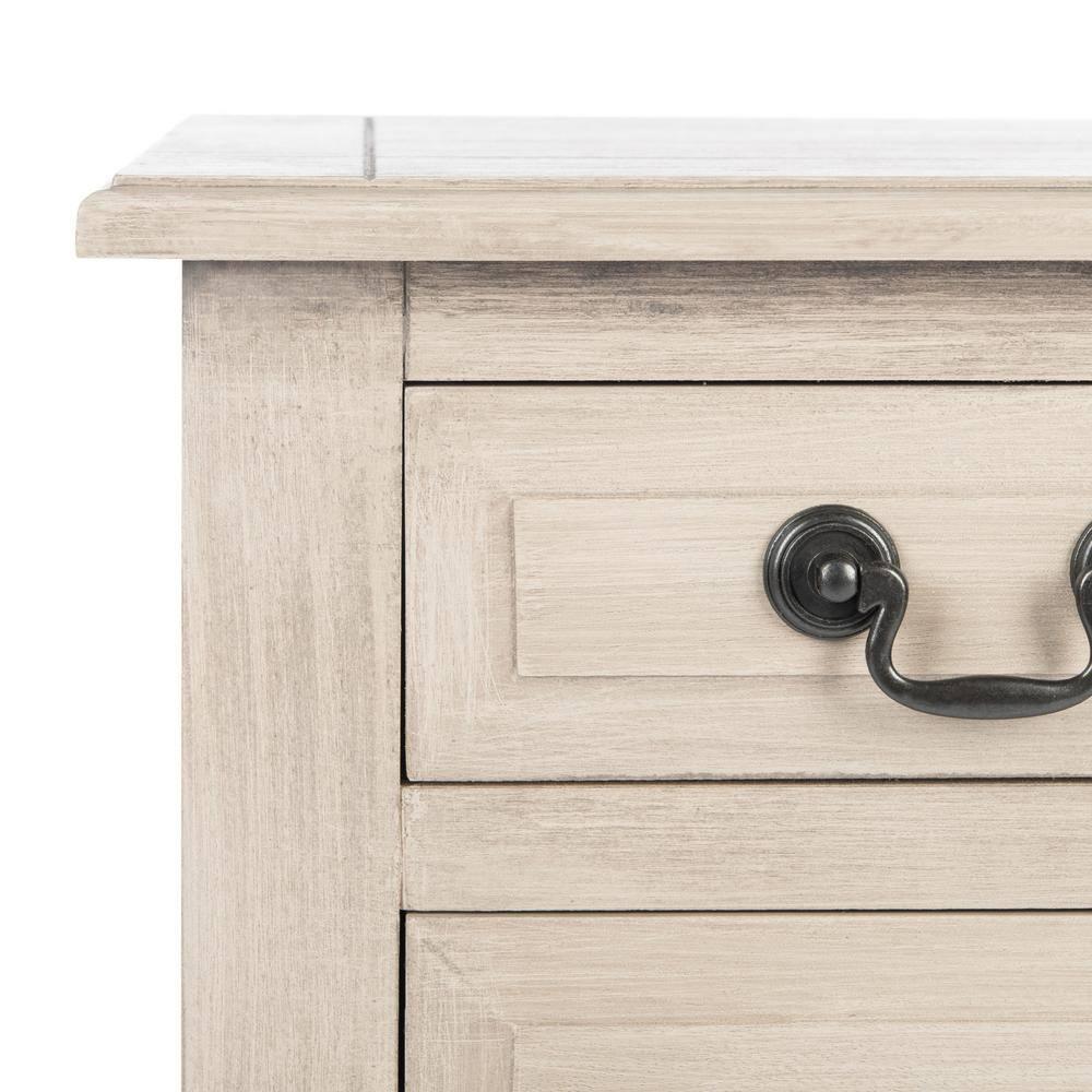 Primrose 3 Drawer Console Table - Greige - Safavieh