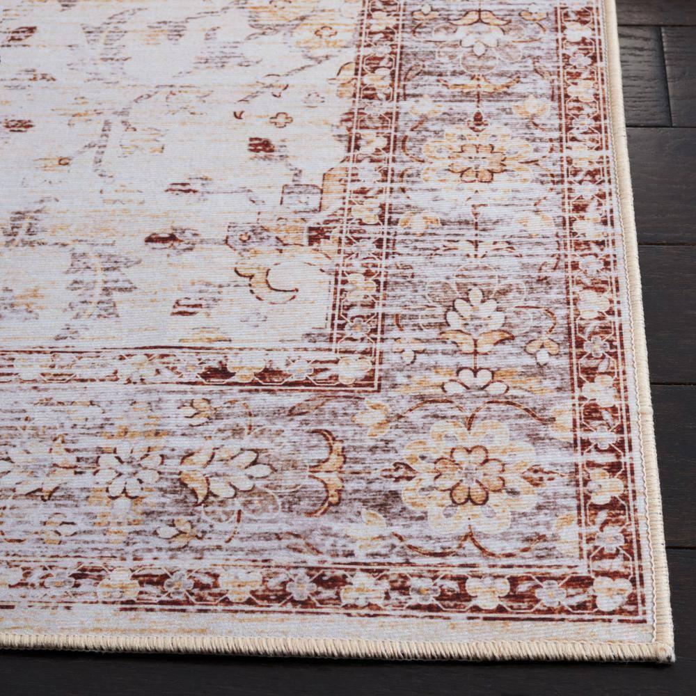 Tucson TSN179 Power Loomed Machine Washable Area Rug - Beige/Gold - 8'x10' - Safavieh.