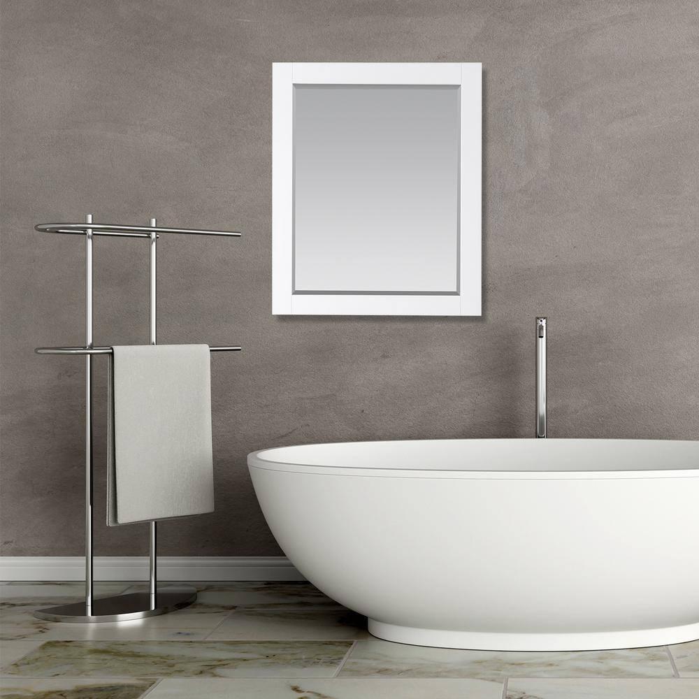 Ivy Wood Flat Wall Mirror