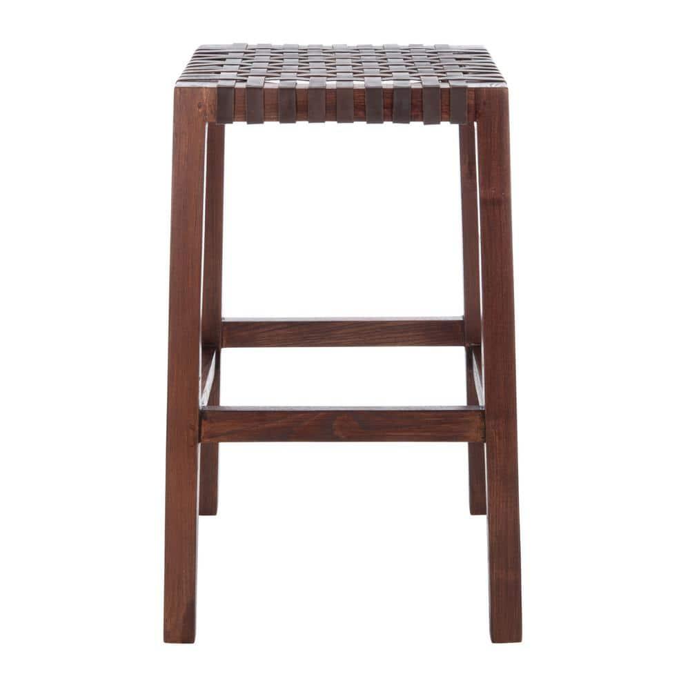 Capri Counter Stool - BST1009 - Brown/Brown - Safavieh