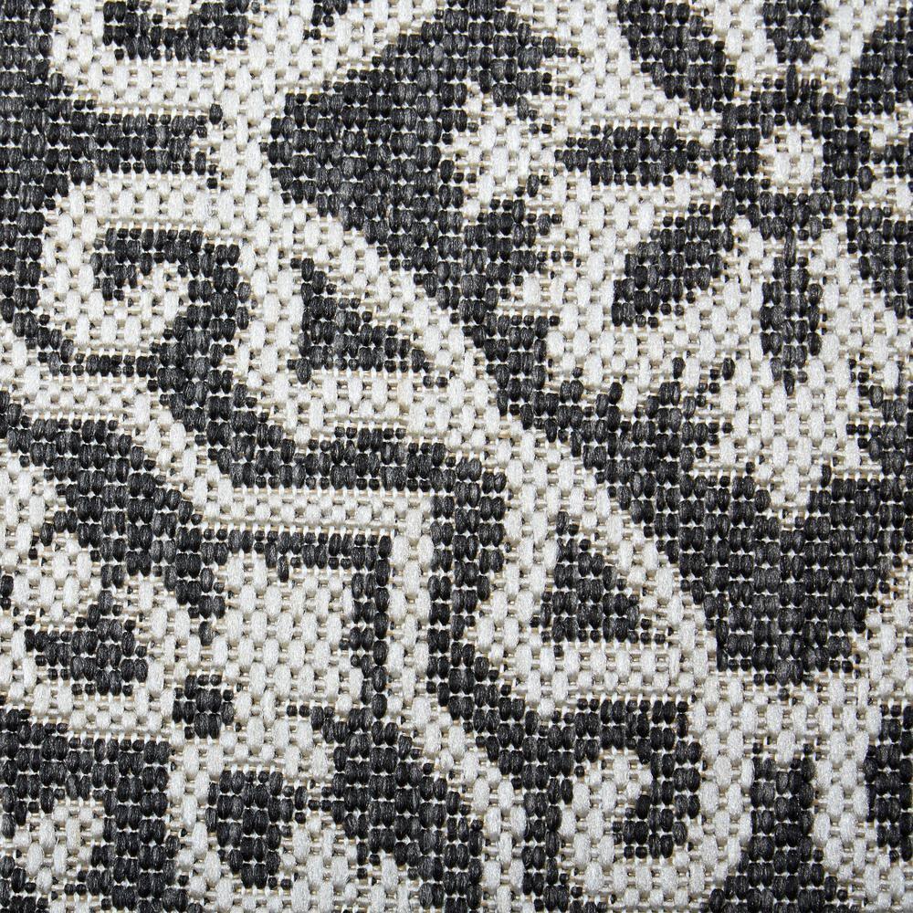 Nicole Miller New York Patio Country Danica Geometric Indoor/Outdoor Area Rug, Black/Grey