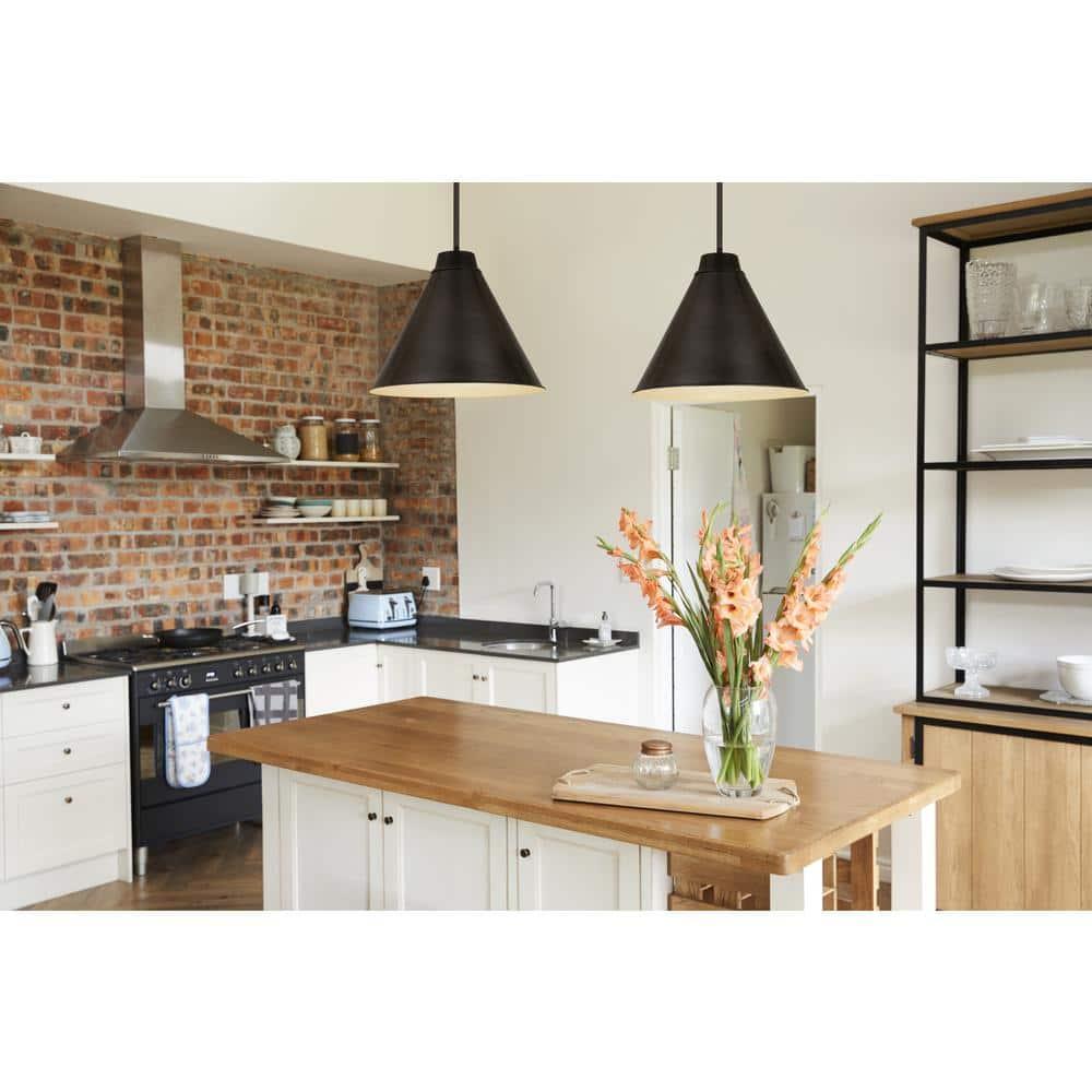 Z-Lite Eaton 1 - Light Pendant in  Matte Black