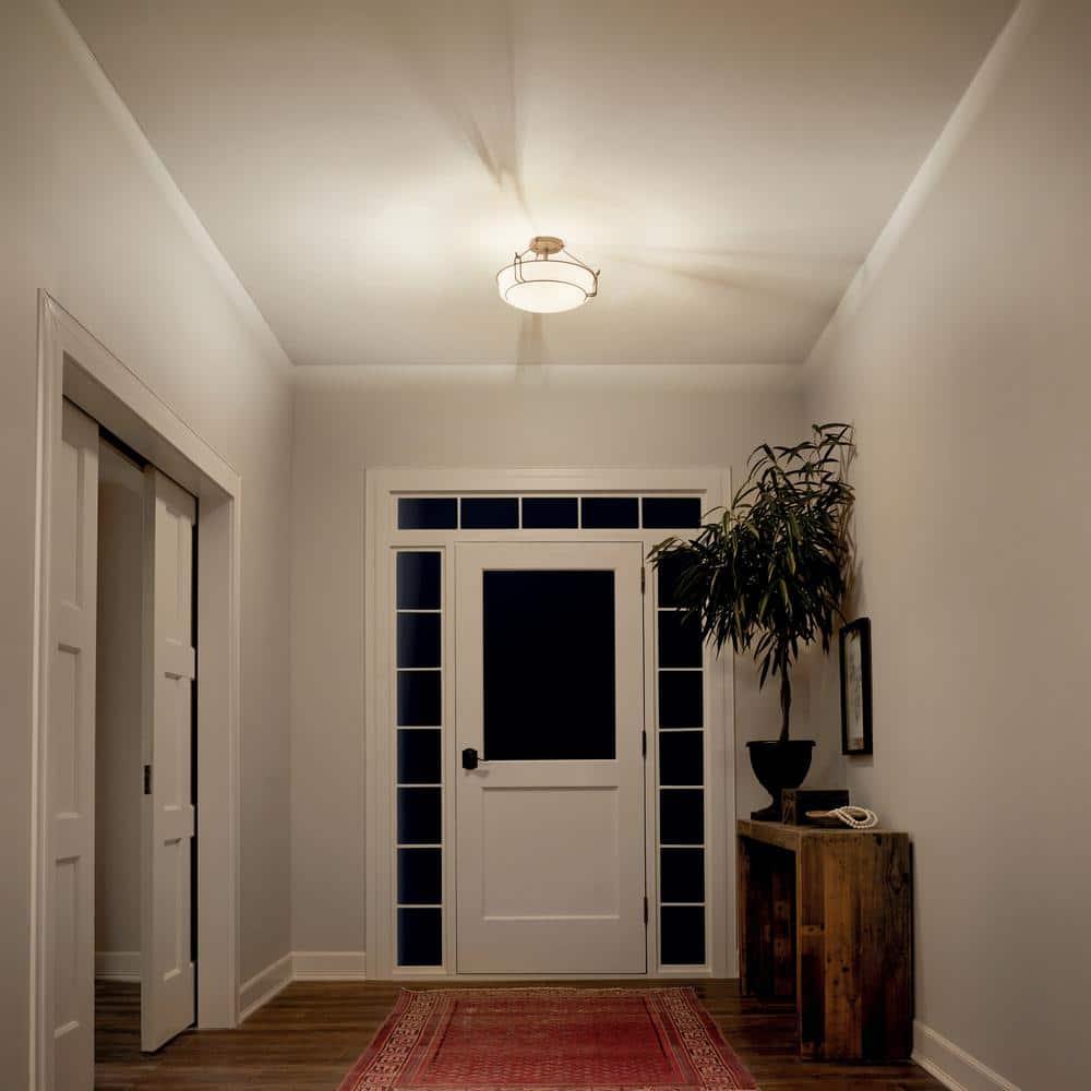 Kichler Lighting Alkire 3 - Light Semi-Flush Mount in  Olde Bronze