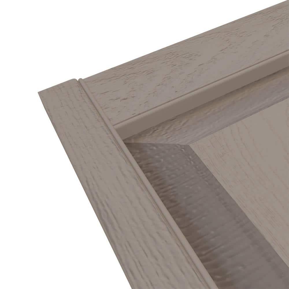 14 1/2"W x 37"H Lifetime Vinyl, TailorMade Two Equal Panels, Raised Panel Shutters, Clay