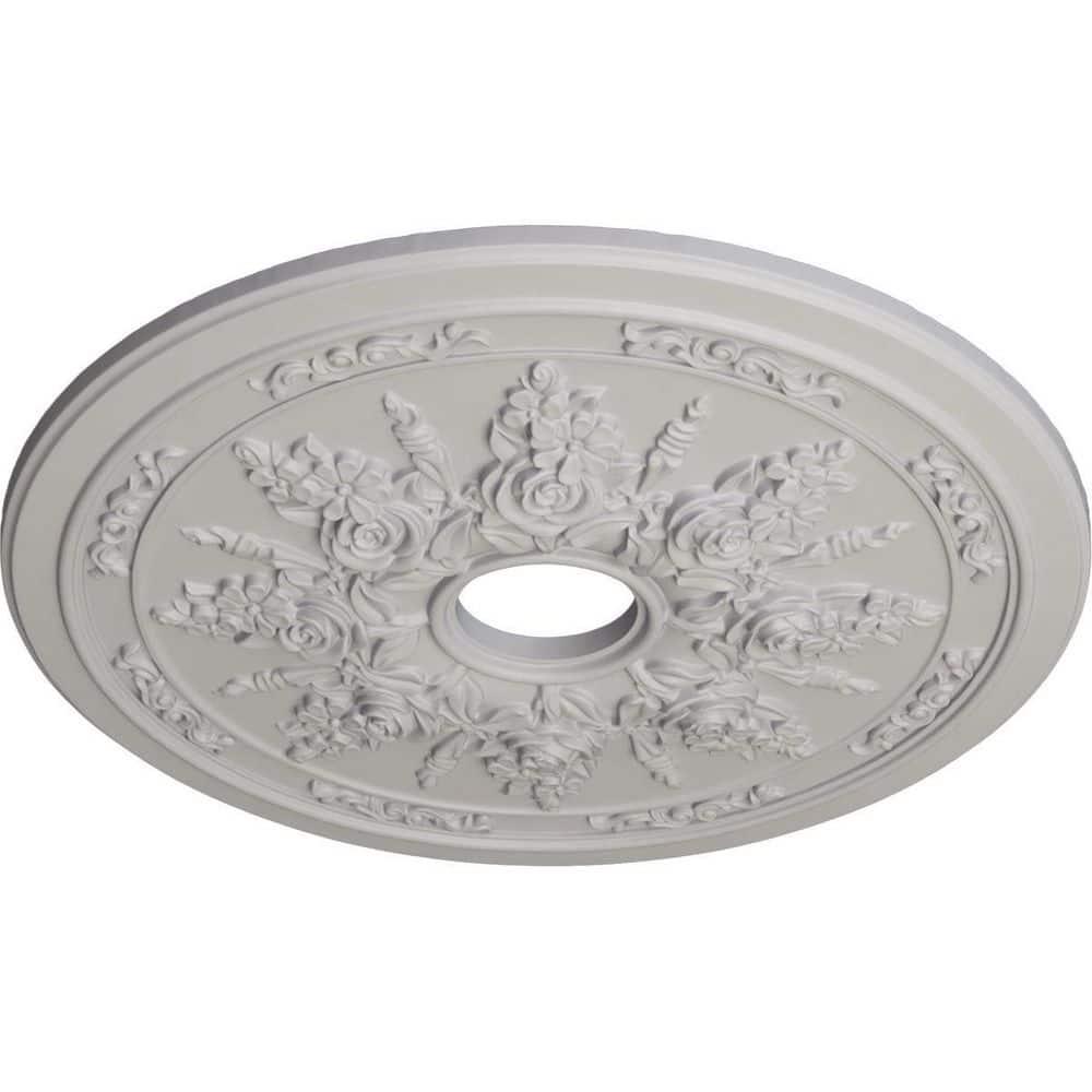 Rose and Ribbon Ceiling Medallion